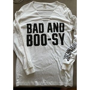 VS PINK Bad and Boozy Halloween Long Sleeve Shirt